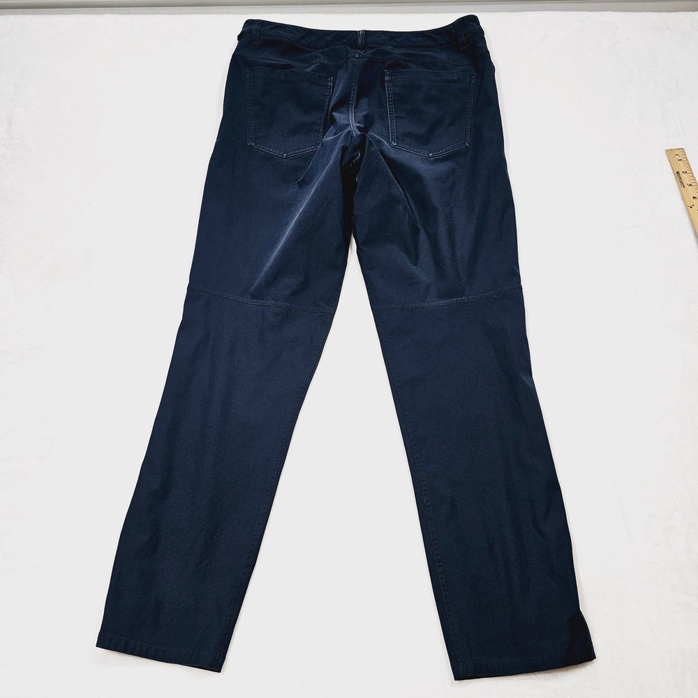 Lululemon ABC Pants Mens 34x31 Navy Blue Straight Technical Commuter Activewear - Picture 3 of 12